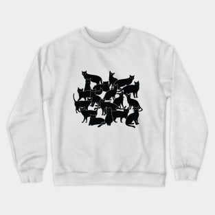 Black Cats - Professional Cat Herder Crewneck Sweatshirt